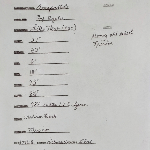 Aeropostale-Old School Denim - Picture 15 of 15